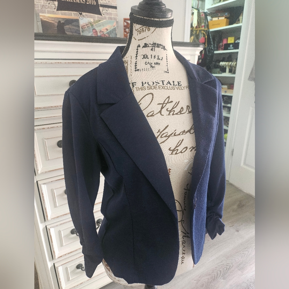 Navy Women's Blazer Jacket